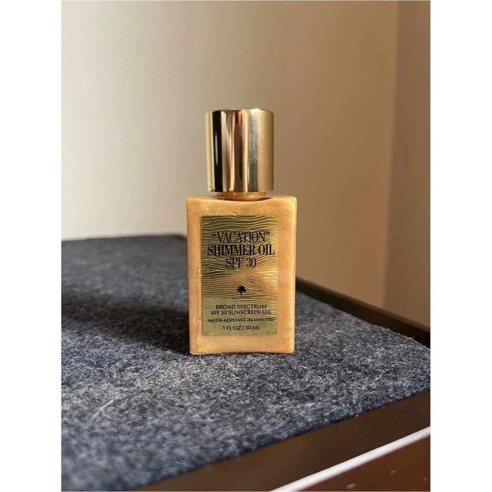 Vacation by Vacation Shimmer Oil SPF 30 Sunscreen Mini Size 1.0 Fl Oz NWT